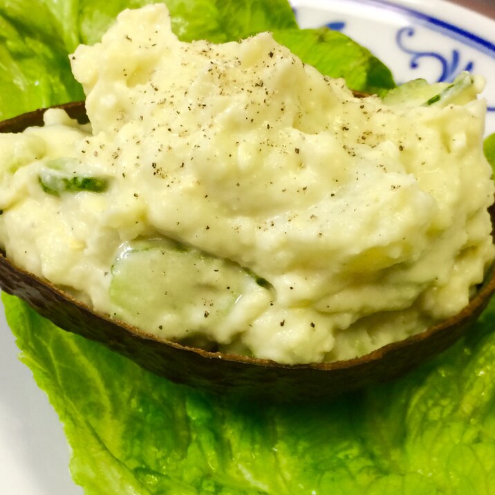 アボカドのグリーンポテトサラダ！